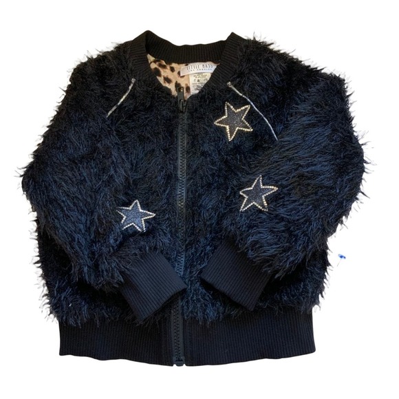 Little Mass Fuzzy Eyelash Star Jacket size 3T NWT - Picture 1 of 7